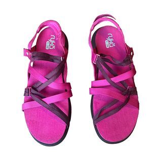 Ryka Mirasa Sport Sandals‎ Beach Outdoors Fuschia Hot Pink Womens 11